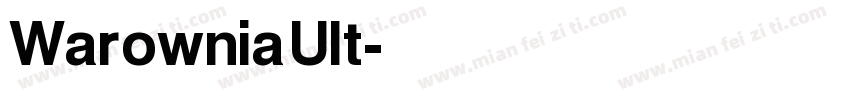 Warownia Ult字体转换